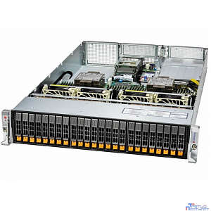Supermicro SYS-221H-TN24R Платформа системного блока 2U Hyper with 24 hot-swap 2.5" NVMe/SAS/SATA bays and 4 PCIe 5.0 x16 slots + up to 2 PCIe 5.0 x16 AIOM slots