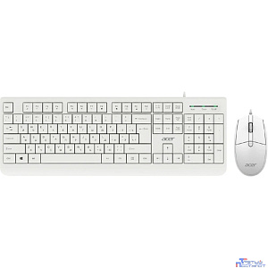 Acer OCC400 клав-ра:белый мышь:белый USB (ZL.ACCCC.014) Комплект Клавиатура + мышь проводной