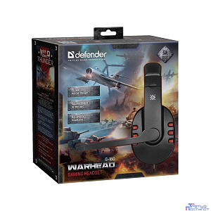 Defender Warhead G-160 черный, кабель 2,5 м [64113]