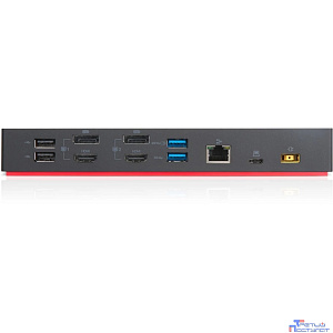 Lenovo [40AF0135EU] ThinkPad Hybrid USB-C with USB-A Dock (2x DP 1.2, 2x HDMI, 3x USB 3.1, 2x USB 2.0, 1x USB-C, 1x RJ-45, 1x Combo Audio Jack 3.5mm)"