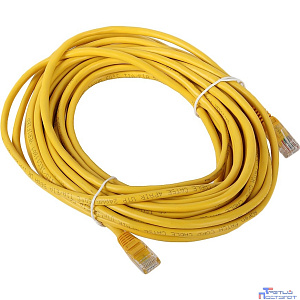 Aopen Патчкорд литой Aopen/Qust UTP кат.5е 10м желтый <ANP511_10M_Y>