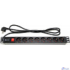 5bites PDU819P-01 Блок розеток 8S / PVC / SWITCH / 1U / 19" / 2M*3G*1.5MM2 / VDE