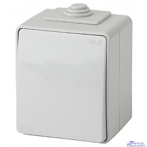 Эра Б0035972 11-1601-03 Выключатель IP65, 10АХ-250В, ОУ, Эксперт, серый