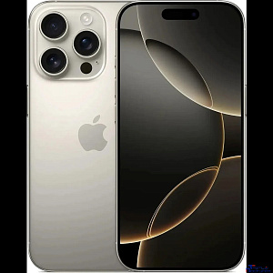 Apple A3294 iPhone 16 Pro 128Gb титан моноблок 3G 4G 2Sim 6.3" 1206x2622 iOS 18 48Mpix 802.11 a/b/g/n/ac/ax/be NFC GPS Protect