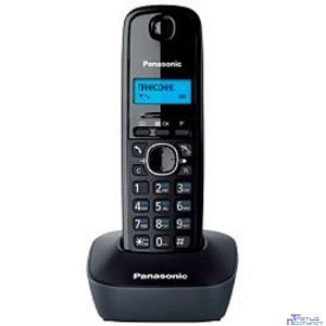 Panasonic KX-TG1611RUH (серый) {АОН, Caller ID,12 мелодий звонка,подсветка дисплея,поиск трубки}