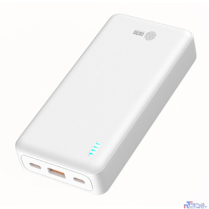 Мобильный аккумулятор Cactus CS-PBFSEA-20000 20000mAh 4.5A USB-A/2xUSB-C белый