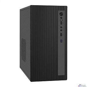Exegate EX299220RUS Корпус Minitower ExeGate BAA-303MU-UNS350 (mATX, БП UNS350 с вент. 12см, 2*USB+1*USB3.0, HD Audio, черный)