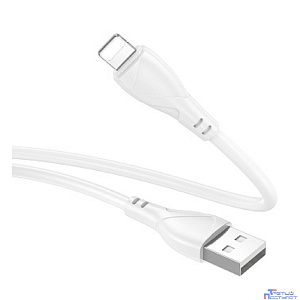 BOROFONE BX121/ USB кабель Lightning/ 1m/ 2.4A/ белый
