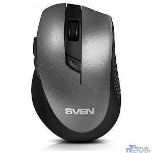 Беспроводная мышь Sven RX-425W серая (5+1кл. 800-1600DPI, блист)