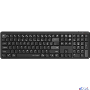 Клавиатура беспроводная A4Tech Fstyler FBX55C black (USB, BT/Radio, slim, Multimedia) (FBX55C)