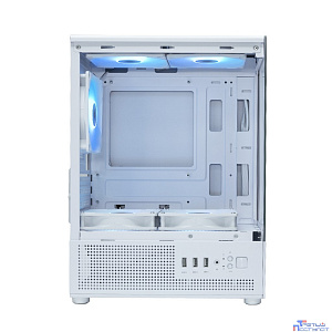 Корпус XASTRA Q300M 5ARGB-C6 White mATX/Aquarium/Screewless/ 5x120mm ARGB PWM FC fans/Argb+PWM HUB 6port/ Q300M-5FC12A-C6-WH