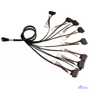 Кабель ACD-60006-JP Slimline SASx8 (SFF8654) -to- 8x U.3 Direct, 1M, (аналог Broadcom 05-60006-00)  (C54839) {30}