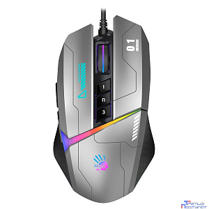 Мышь A4Tech Bloody W60 Max Gun серый/черный оптическая (10000dpi) USB (10but)