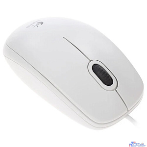 910-003360 Мышь Logitech B100 White USB OEM