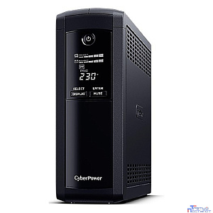 ИБП CyberPower VP1600EILCD {Line-Interactive, Tower, 1600VA/960W USB/RS-232/RJ11/45  (4 + 4 IEC С13), 12В/9 Ач х 2}