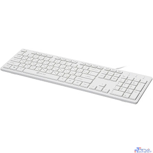 Клавиатура Oklick 500M белый USB slim Multimedia  [1061586]