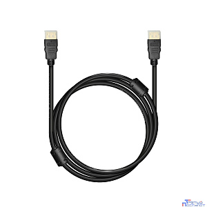 Bion Кабель HDMI v2.1, 19M/19M, 3D, 8K UHD, экран, ферритовые кольца, 1 м, черный [BXP-HDMI21-010]