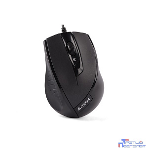Мышь A4TECH Padless N-600X-1, черный, технология V-Track, работает на любой поверхности, 1600DPI [607631]