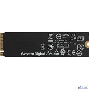 WD SSDl Blue SN5000 SSD M2.2280 PCIe 4.0 500Gb, 5000MBs/4000MBs, TBW 300, WDS500G4B0E, 1 year