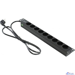 5bites PDU919A-04 Блок розеток  9S / AL / 1U / 19" / 2M*3G*1.5MM2 / VDE