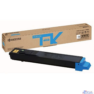Kyocera-Mita TK-8115C Тонер-Картридж, Cyan {M8124cidn/M8130cidn (6000стр.)}