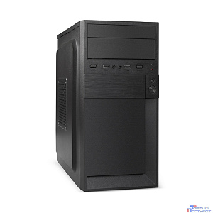 Exegate EX299177RUS Корпус Minitower ExeGate BAA-105-01-UNS500 (mATX, БП UNS500 с вент. 12см, 2*USB, аудио, черный)