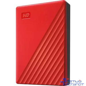 WD Portable HDD 5TB  USB 3.0  WDBPKJ0050BRD-WESN My Passport 2.5" красный