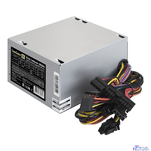 Exegate EX244555RUS-S Блок питания UN500, ATX, SC,12cm fan, 24p+4p, 6/8p PCI-E, 3*SATA, 2*IDE, FDD + кабель 220V с защитой от выдергивания