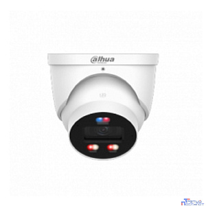 DAHUA DH-IPC-HDW3849HP-AS-PV-0360B-PRO Уличная купольная IP-видеокамера WizColor с ИИ и активным сдерживанием 8mp, 1/1.8” CMOS, объектив 3.6мм, видеоаналитика, ИК 30м, LED 30м, IP67