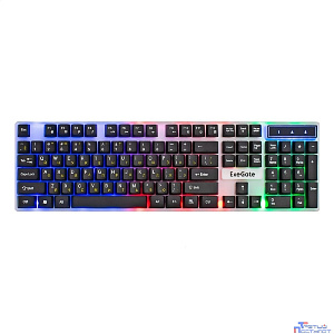 Exegate EX295301RUS Комплект ExeGate Professional Standard Combo MK140 с подсветкой (клавиатура влагозащищенная 104кл. +  мышь оптическая 1000dpi, 3 кнопки и колесо прокрутки, длина кабелей 1,5м; USB,