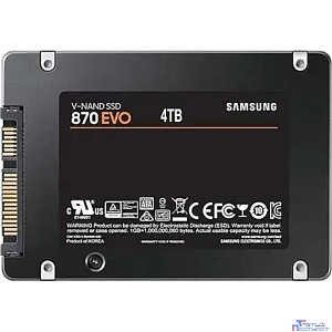 Samsung SSD 4Tb 870 EVO Series, V-NAND, 2.5", SATA3, MZ-77E4T0BW