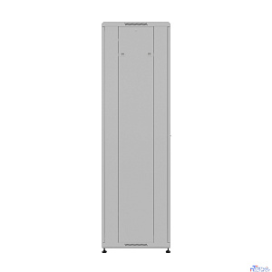 NTSS Шкаф напольный универсальный серверный NTSS R 18U 600х600мм, 4 профиля 19, двери стекло и сплошная металл, боковые стенки съемные, регулируемые опоры, разобранный, серый RAL 7035 NTSS-R18U6060GS