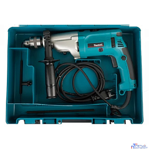Makita HP2070 Дрель ударная [HP2070] {1010Вт,ЗВП-13мм,0-1200\2900об\м,2.4кг,чем,мет редуктор}