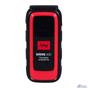 FUBAG Пусковое устройство DRIVE 600 (ток запуска 600А емкость аккумулятора 12000 мАч, Габаритные размеры 190х85х40, вес 1 кг, type C) [46673]