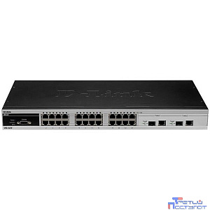 D-Link DES-3526_RFB/A43 Восстановленный в производственных условиях управляемый коммутатор 2 уровня с 24 портами 10/100Base-TX, 2 комбо-портами 1000Base-T/SFP (H/W А4).