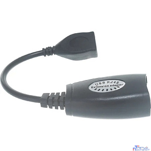Gembird UAE-30M USB 2.0 кабель удлинительный AM/AF/RJ45Fx2  по витой паре