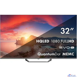 32" Телевизор HAIER Smart TV S2 Pro, QLED, FULL HD, черный, СМАРТ ТВ, Android TV [DH1U6MD04RU]