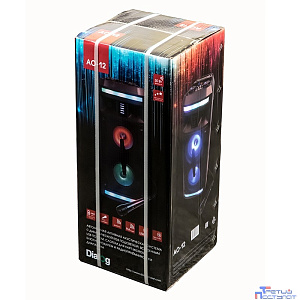 Dialog Oscar AO-12 1.0, 30W RMS, Караоке с микрофоном, BT+FM+USB+SD+LED