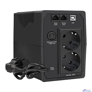 Exegate EP212515RUS ИБП Exegate Power Smart ULB-600 LCD <600VA, Black, 2 евророзетки, USB>