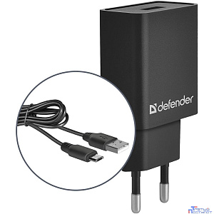 Defender Сетевой адаптер 1xUSB,5V/2.1А, кабель micro-USB (UPC-11) (83556)