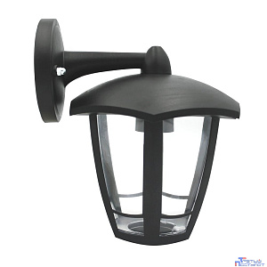 Camelion PP5102  C02 НБУ 07-60-004 У1 «Дели 3» черный (Св-к сад.-парк., 6-гран., пластик, 230В, 60Вт