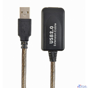 Cablexpert Кабель удлинитель USB 2.0 активный , AM/AF, 15м (UAE-01-15M)