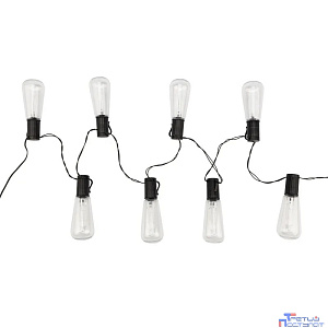 Rexant 602-238 Каскад Lamper Капсула Времени LED 3.8 м с выносной солнечной панелью 2 м и аккумулятором, IP65, 2 режима работы (мигание и постоянное)