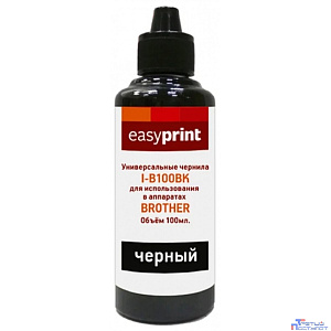 EasyPrint  Чернила I-B100BK универсальные для Brother (100мл.) чёрный