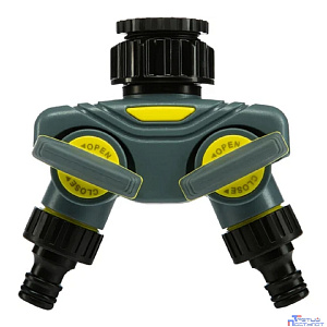 Rexant (62-0223-F) Разветвитель 2-х канальный на кран 1/2"-3/4"