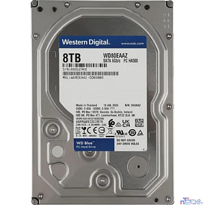 8TB WD Blue (WD80EAAZ) {Serial ATA III, 5640 rpm, 256Mb buffer}