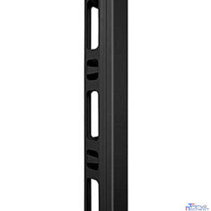 Cabeus SH-05C42-BK Вертикальный кабельный органайзер в шкаф 42U, металлический, цвет черный (RAL 9004)