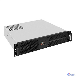 Exegate EX298520RUS Серверный корпус ExeGate Pro 2U400-04 <RM 19", высота 2U, глубина 400, БП 400ADS, 2*USB>