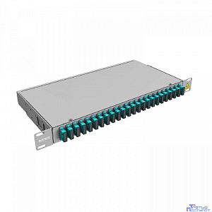 NTSS Кросс 19" NTSS PREMIUM, предсобранный 1U, 8 портов SC/UPC duplex, 50/125 мкм ОМ3, (сплошная панель, розетки, сплайс, КДЗС, пигтейлы) NTSS-RFOB-PM-1U-8-2SC/U-503-SP1.5G0A