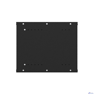 NTSS Шкаф настенный телекоммуникационный NTSS LIME 9U 550х600х500мм, 2 профиля 19, дверь стеклянная, боковые стенки несъемные, разобранный, черный RAL 9005 NTSS-WL9U5560GS-BL